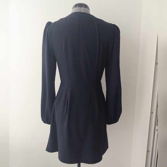 The Fifth Label navy blue wrap mini dress - Picture 3 of 9